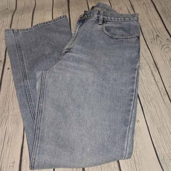 VTG LRL Ralph Lauren Jeans Denim Women’s Sz 12 Blue Bootcut High Rise 31” Inseam - Picture 11 of 12